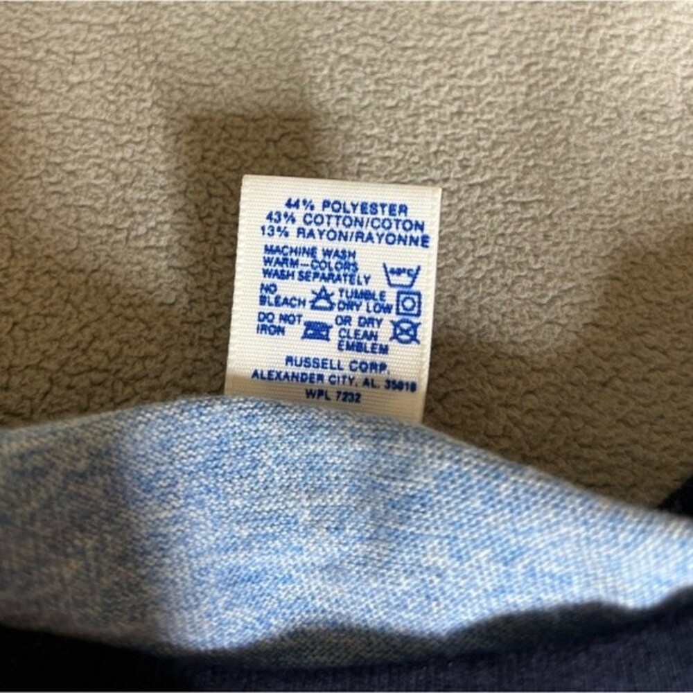 VINTAGE The Skertich Brothers  t shirt Size XL Russell Athletic Blue - Picture 5 of 16